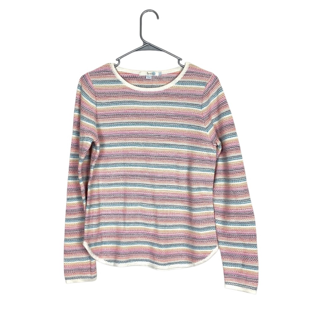 Boden striped long sleeve sweater size 8